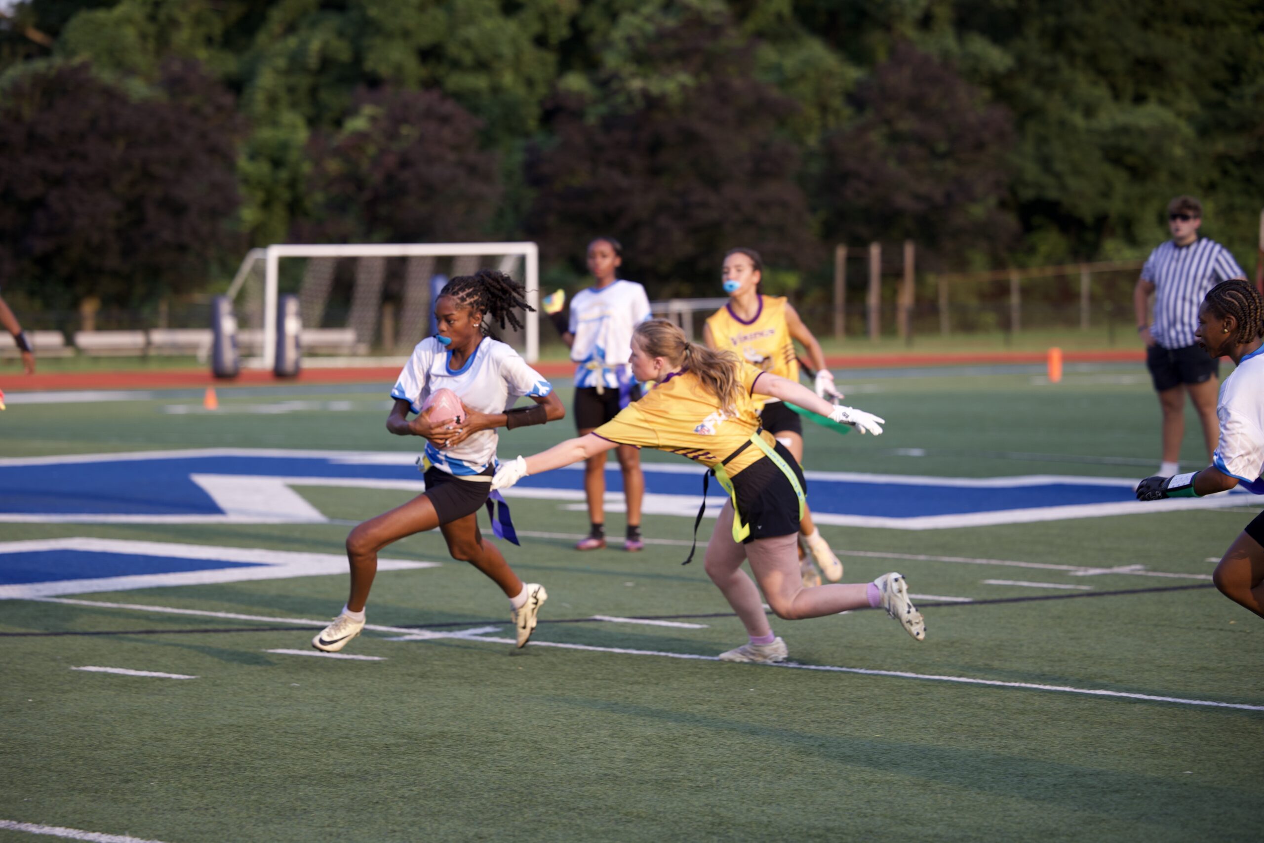 GirlPower Carolinas girls flag football league athletes in the Charlotte area