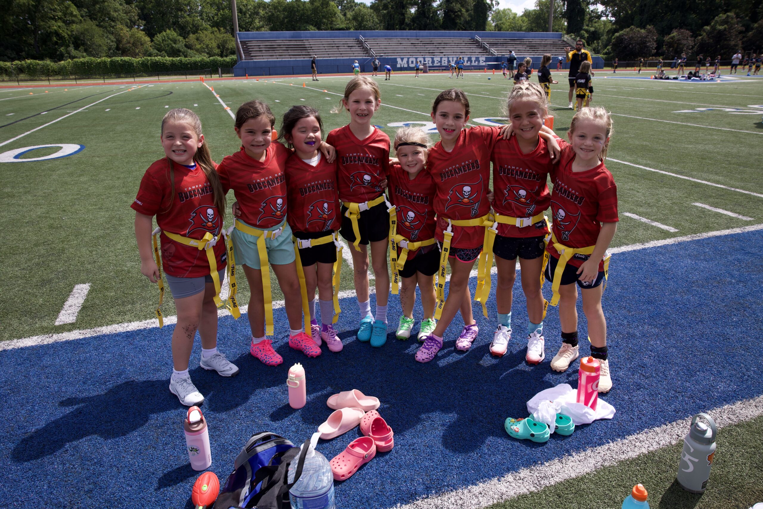 GirlPower Carolinas girls flag football athlete in the Charlotte area