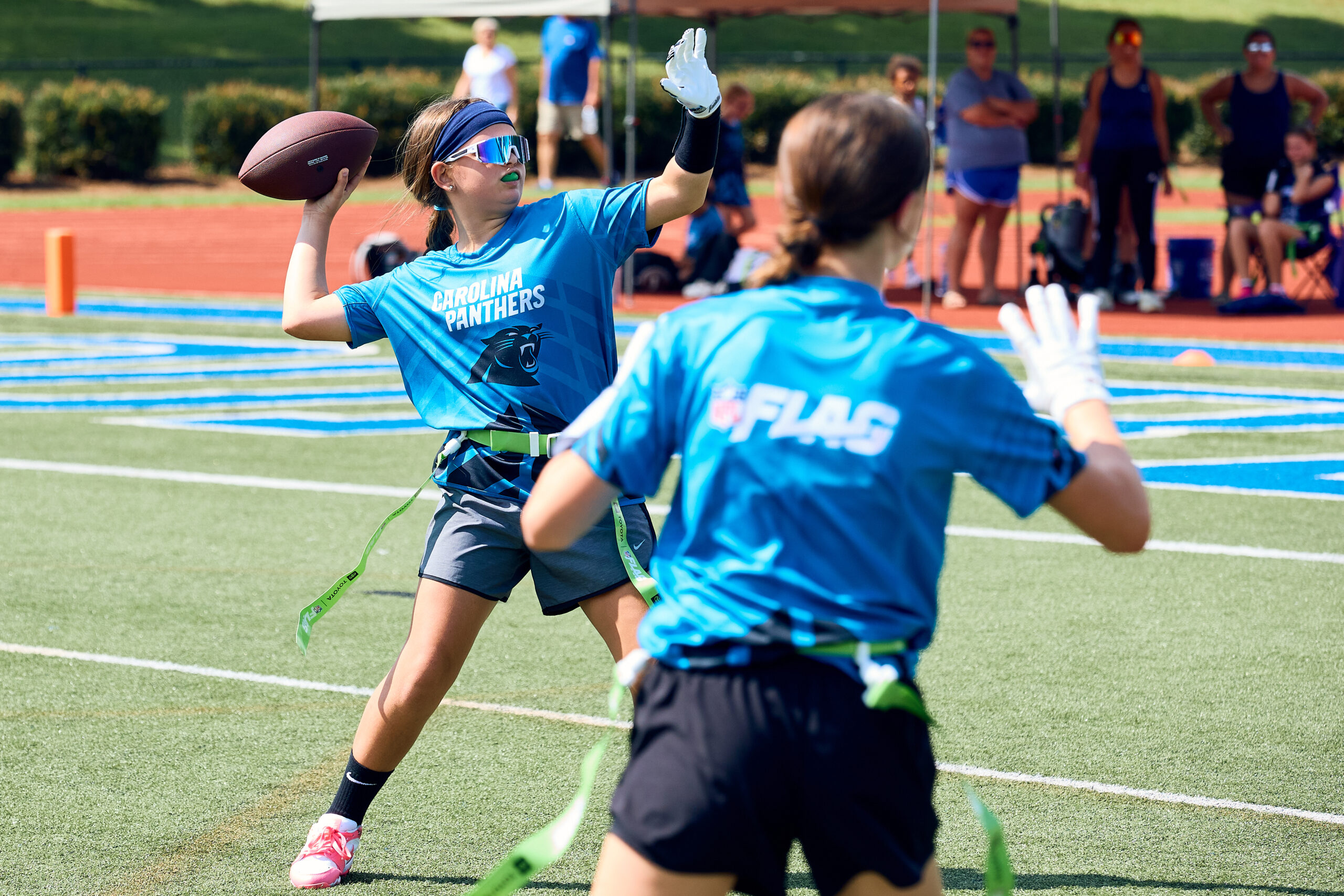 GirlPower Carolinas girls flag football athletes in Fort Mill SC